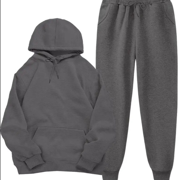 Dark grey lounge wear set size large - Picture 1 of 3